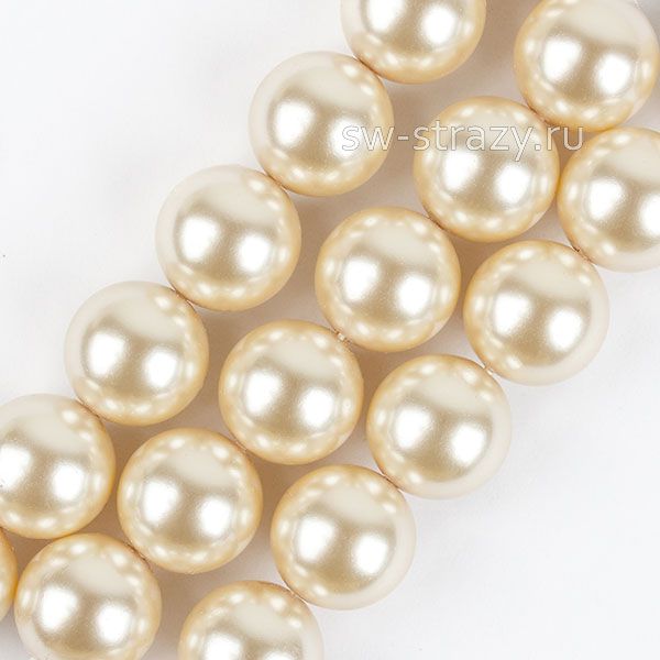 Round Pearl 1H 6 mm White