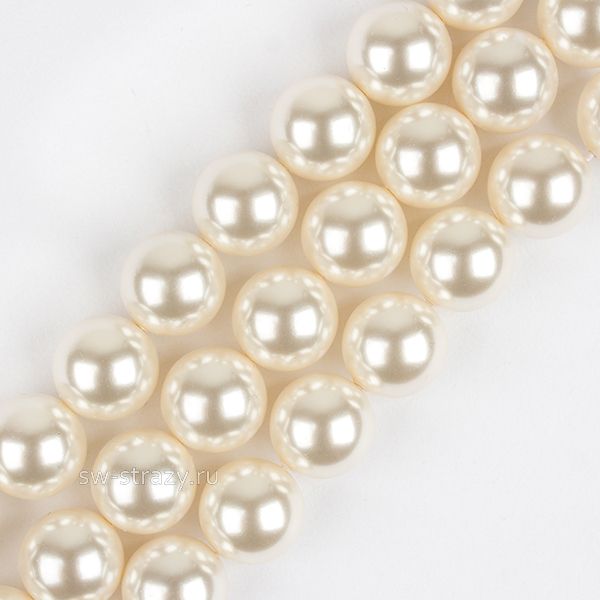 Жемчужины 5810 12 mm Crystal White Pearl