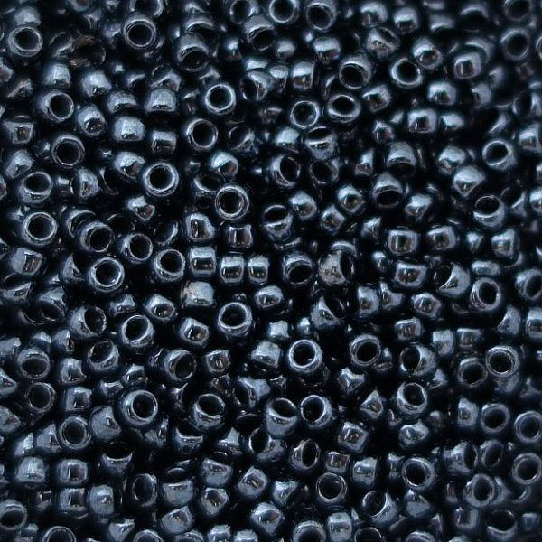 Charlotte 15/0 #0081 Металлизированный, гематит
