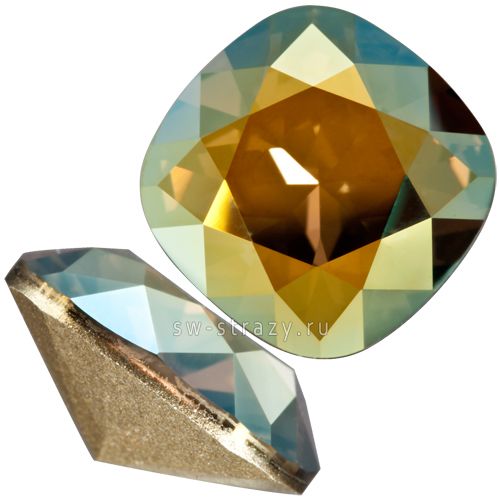 Кристаллы 4470 10 mm Crystal Iridescent Green