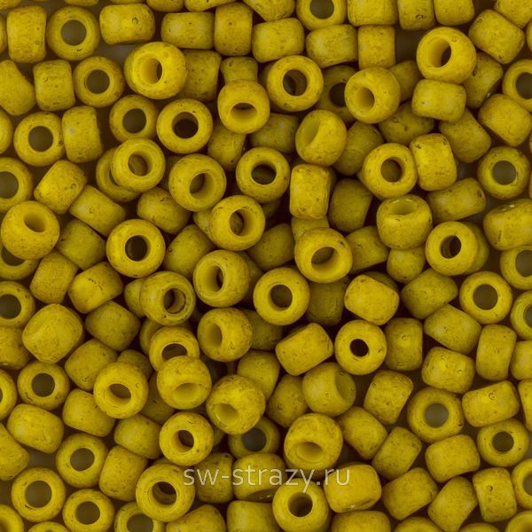 Бисер круглый 8/0 #2600F Semi Glazed матовый лемонграсс