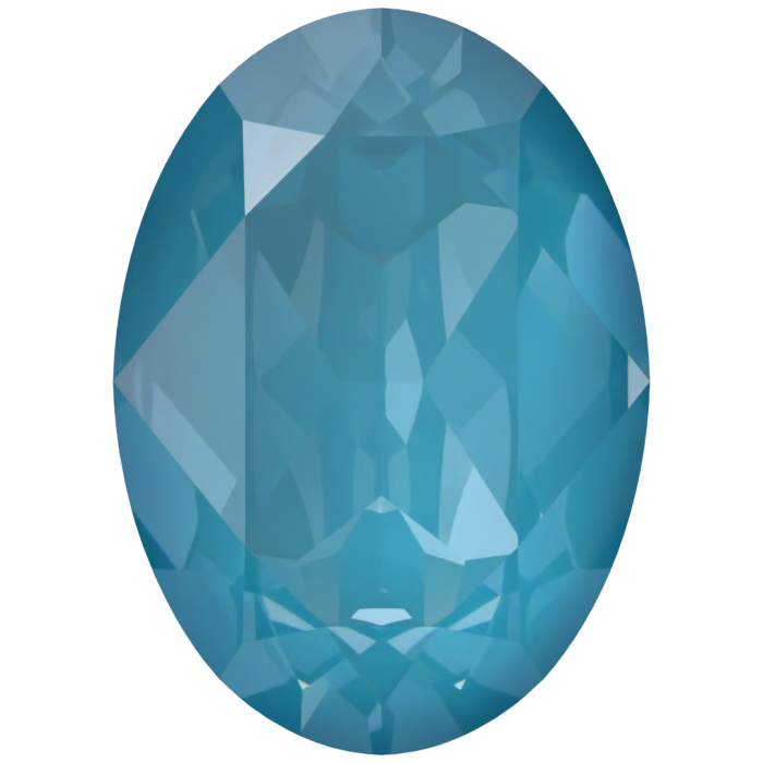 Кристаллы 4120 18x13 mm Crystal Teal Ignite