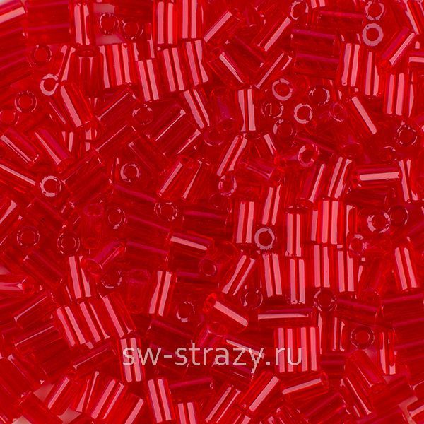 Бисер стеклярус 3 mm #0005С Гранатовый