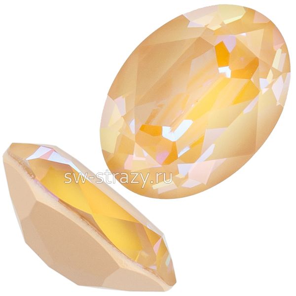 Кристаллы 4120 18x13 mm Crystal Ivory Cream Delite