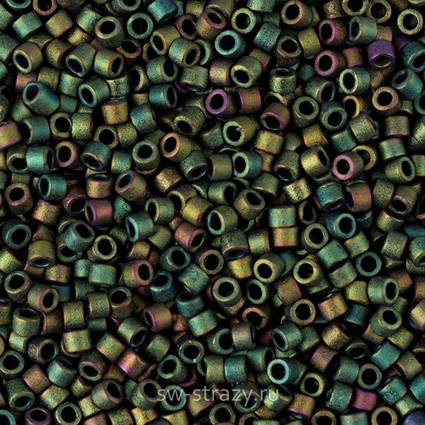 Delica Beads 11/0 DB327 Matte Metallic Teal Iris