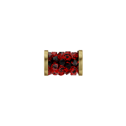 Бусины 5950 8 mm Lt.Siam GOLD