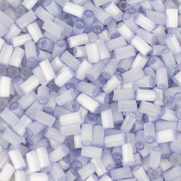 Бисер стеклярус 3 mm #1447 шелк сатин, сирень