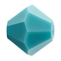 P Rondelle Bead 5328 4 mm turq