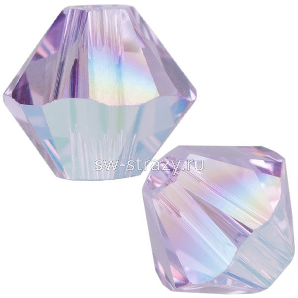 Бусины 5328 4 mm Violet AB