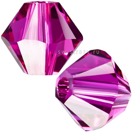 Бусины 5328 4 mm Fuchsia