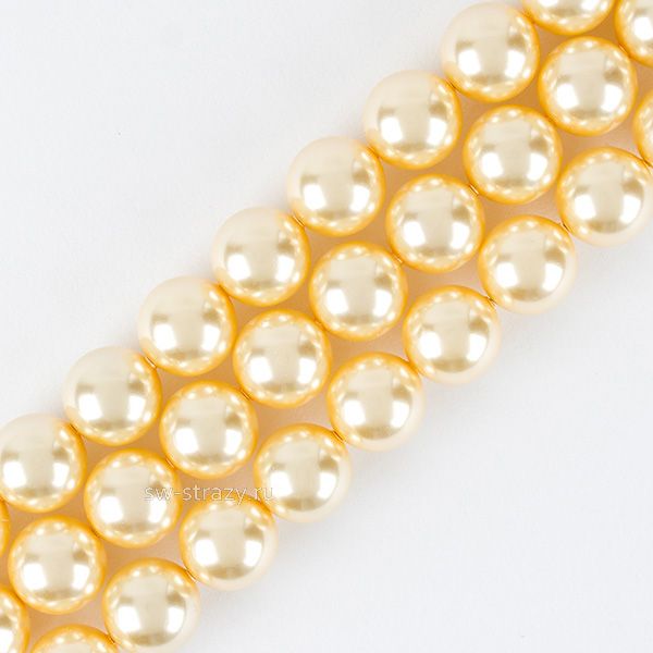 Жемчужины 5810 6 mm Crystal Light Gold Pearl