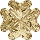 Кристаллы 4785 14 mm Crystal Golden Shadow