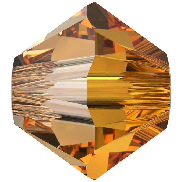 Бусины 5328 4 mm Dark Orange F