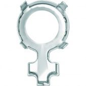 4876/S 30x19 mm 1PH2OH Rhodium Plating