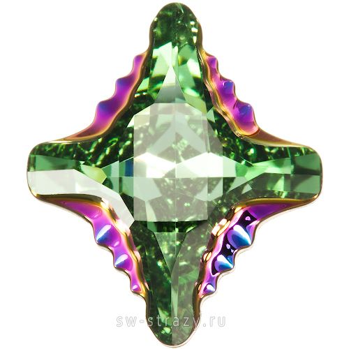 Кристаллы 4927 19x17 mm Peridot Scarabaeus Green