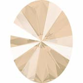 Кристаллы 4122 18x13,5 mm Crystal Ivory Cream