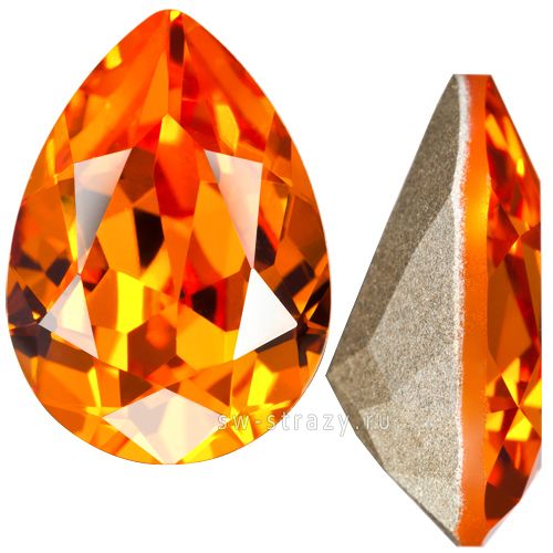 Кристаллы 4320 14x10 mm Tangerine