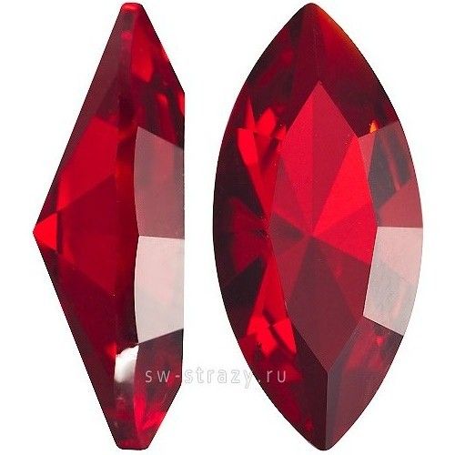 Кристаллы 4228 15x7 mm Siam Unfoiled