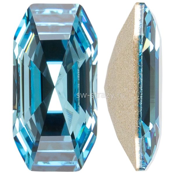 Кристаллы 4595 8x4 mm Aquamarine
