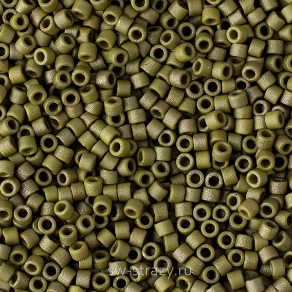 Delica Beads 11/0 DB371 Matte Metallic Olive Gold