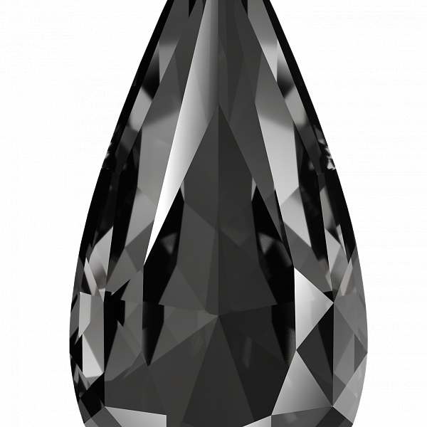 Кристаллы 4322 18x9 mm Crystal Silver Night