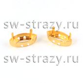 4228/S 10x5 mm 3PH203 Light Gold Plating